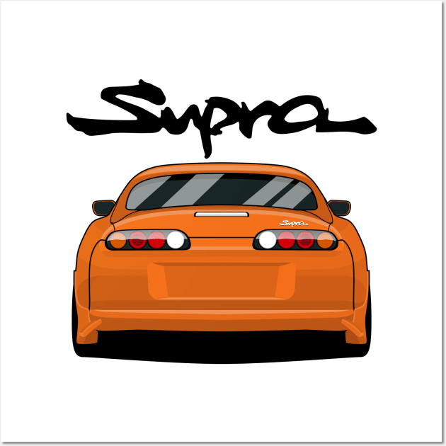 Supra MK4 - Front angle Wall Art by masjestudio